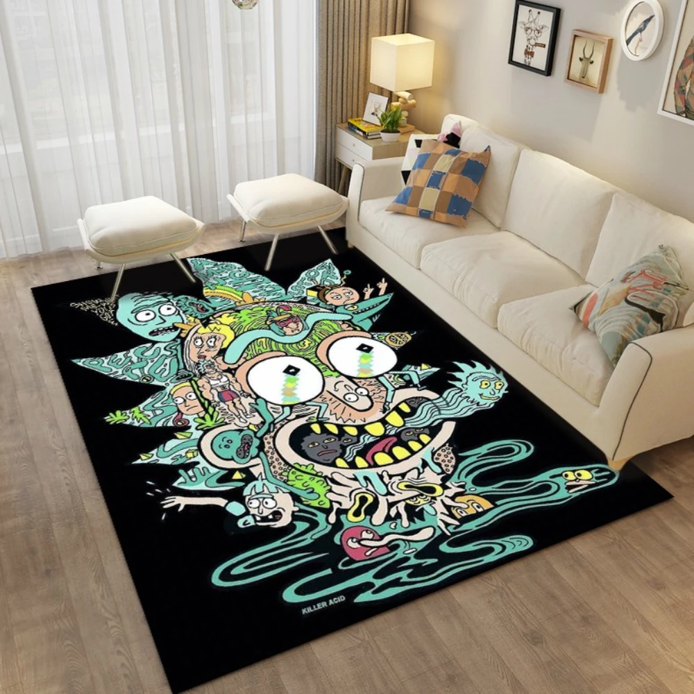 

Home Decor Anime Rug Living Room Bedroom Room Furry Mat Carpets for Bed Room Large Kids Room Decor Carpet Teen Bedroom Rugs
