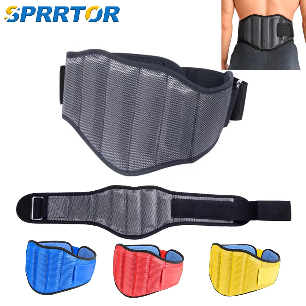 

Weight Lifting Belt-Comfortable Weightlifting Workout Belt -Lower Back&Lumbar Support for Squats,Cross Training,Gym Workouts