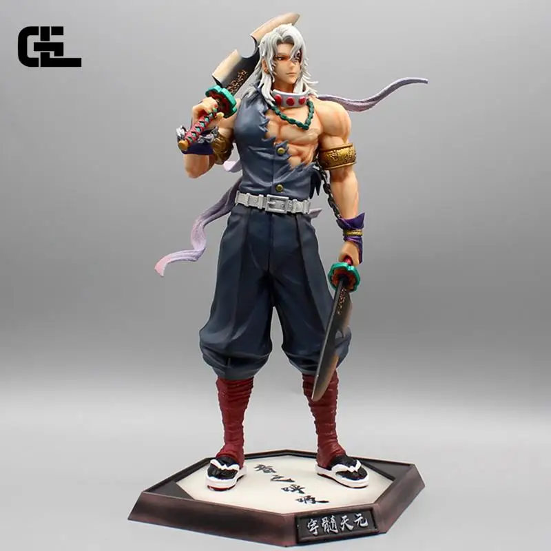 

31cm Anime Demon Slayer Action Figure Uzui Tengen Figure PVC Figurines Collectible Statue Model Toy Animation Home Decoration