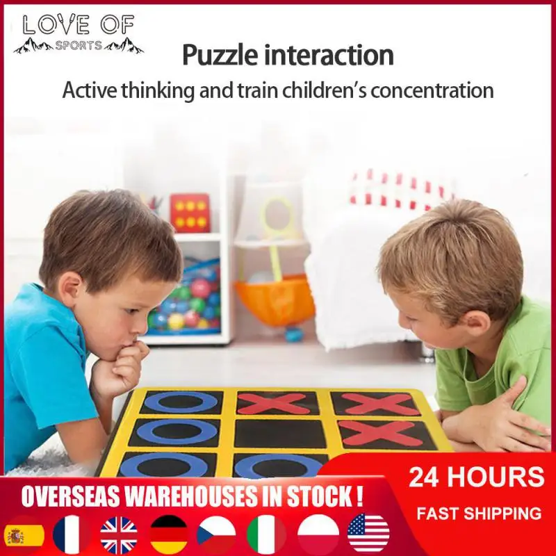 

2/4/6PCS Playing Tic Tac Toe 6" X 6" EVA Coffee Tables Family Games To Play Classic Game Home Decor Strategy Board Games For