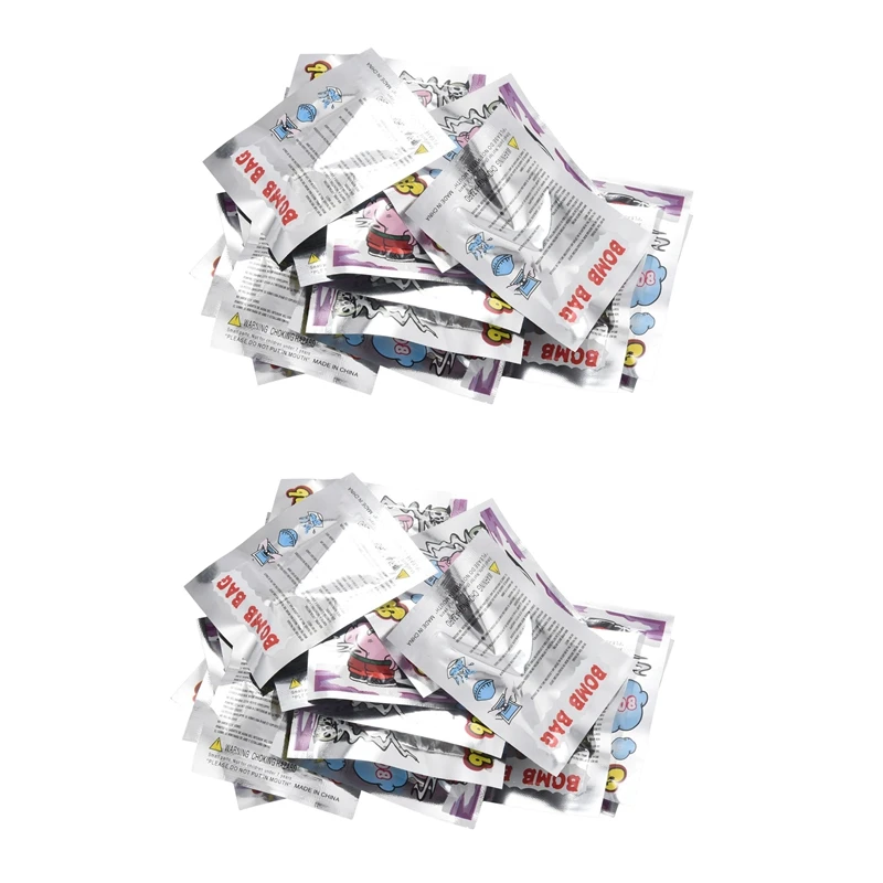 

40Pcs Stink Bag Funny Fart Bomb Bags Stink Bomb Smelly Gags Practical Jokes Fool Toy Fool's Day Tricky Toys