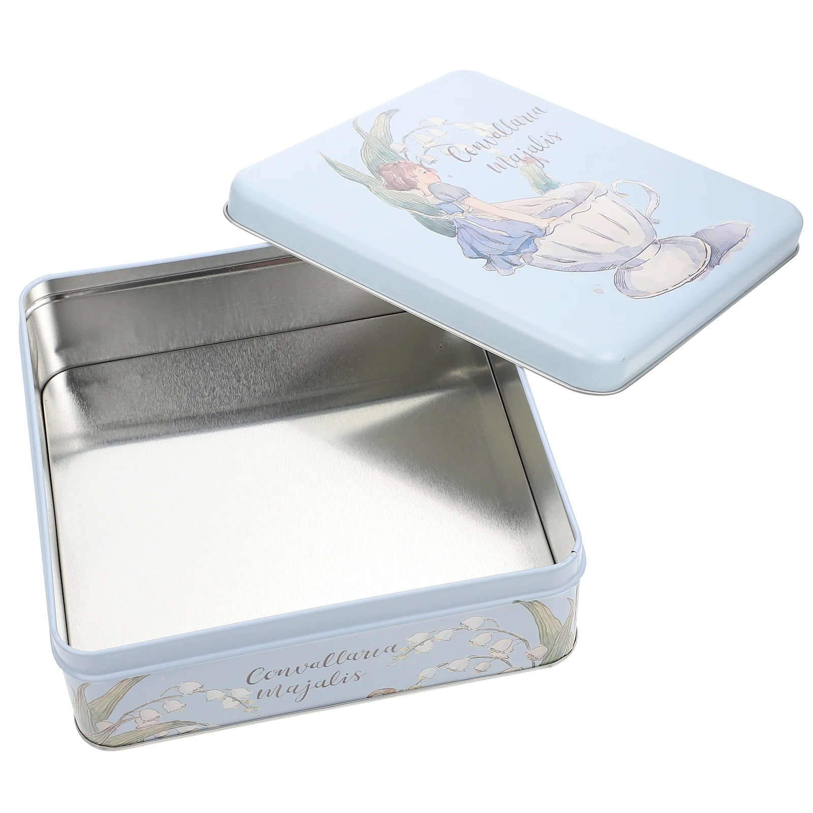 Metal Tins Metal Tea Tin Empty Cookie Tin Biscuit Packing Box Trinket Box Party Favors Box