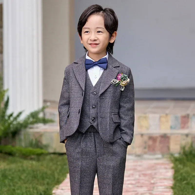 5 шт. детский костюм с жилетом и брюками