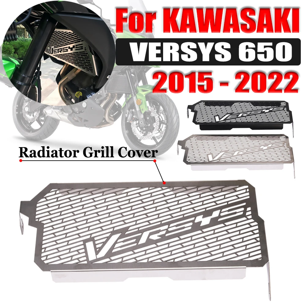 

For KAWASAKI Versys 650 2015 - 2022 2017 2018 2019 2020 2021 Motorcycle Accessories Radiator Grill Guard Protector Grille Cover