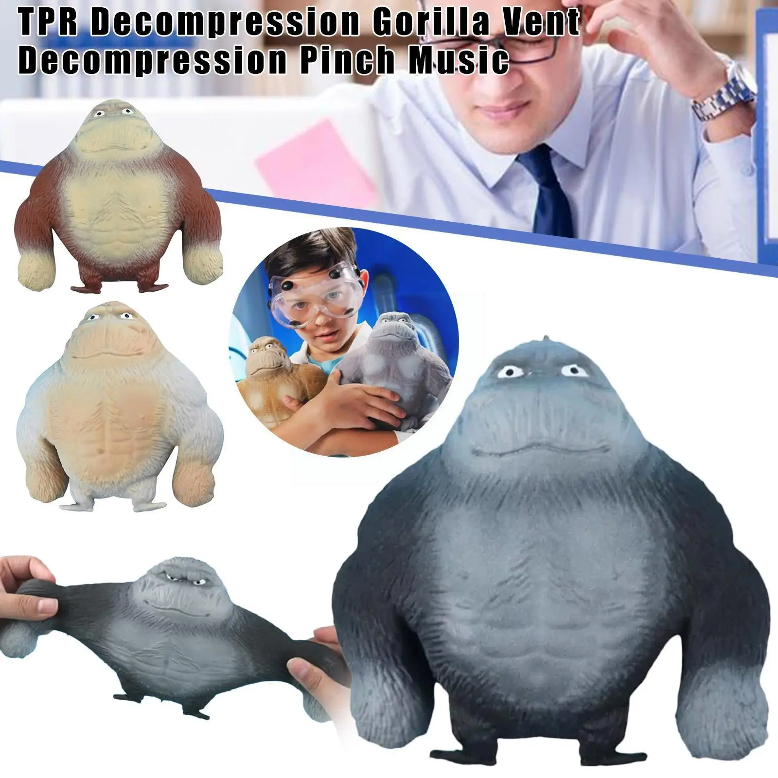

Antistress Orangutan Fidget Toy Squishy Elastic Tpr Toys Funny Relief Stress Gorilla Kid Gifts Monkey Birthday R9k8