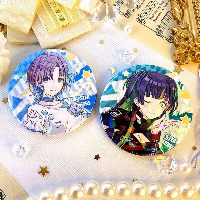 THE IDOLM@STER SHINY COLORS броши для женщин Hachimiya Meguru брошь Shirase Sakuya значки булавки Osaki Amana