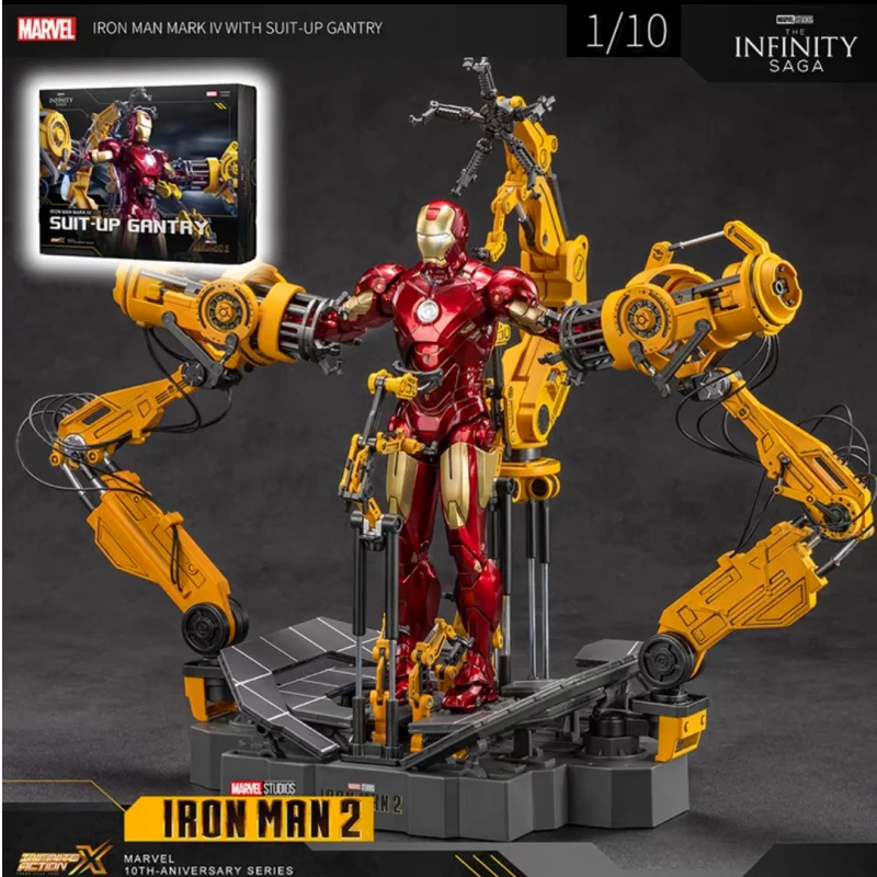 

Новинка Marvel Zd Mk4 Железный человек с костюмом и платьем оригинальная модель 1/10 Тони Старк экшн-фигурка коллекционная игрушка подарок для детей