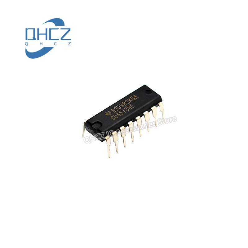 

10PCS CD4518BE HEF4518BP DIP-16 Dual BCD Up Counter New and Original Integrated circuit IC chip In Stock