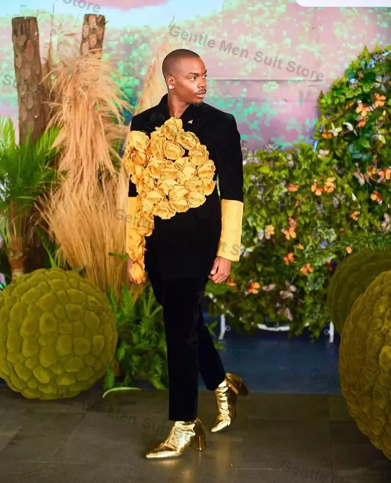 Костюм мужской из блейзера и брюк свадебный смокинг для жениха выпускного пиджак