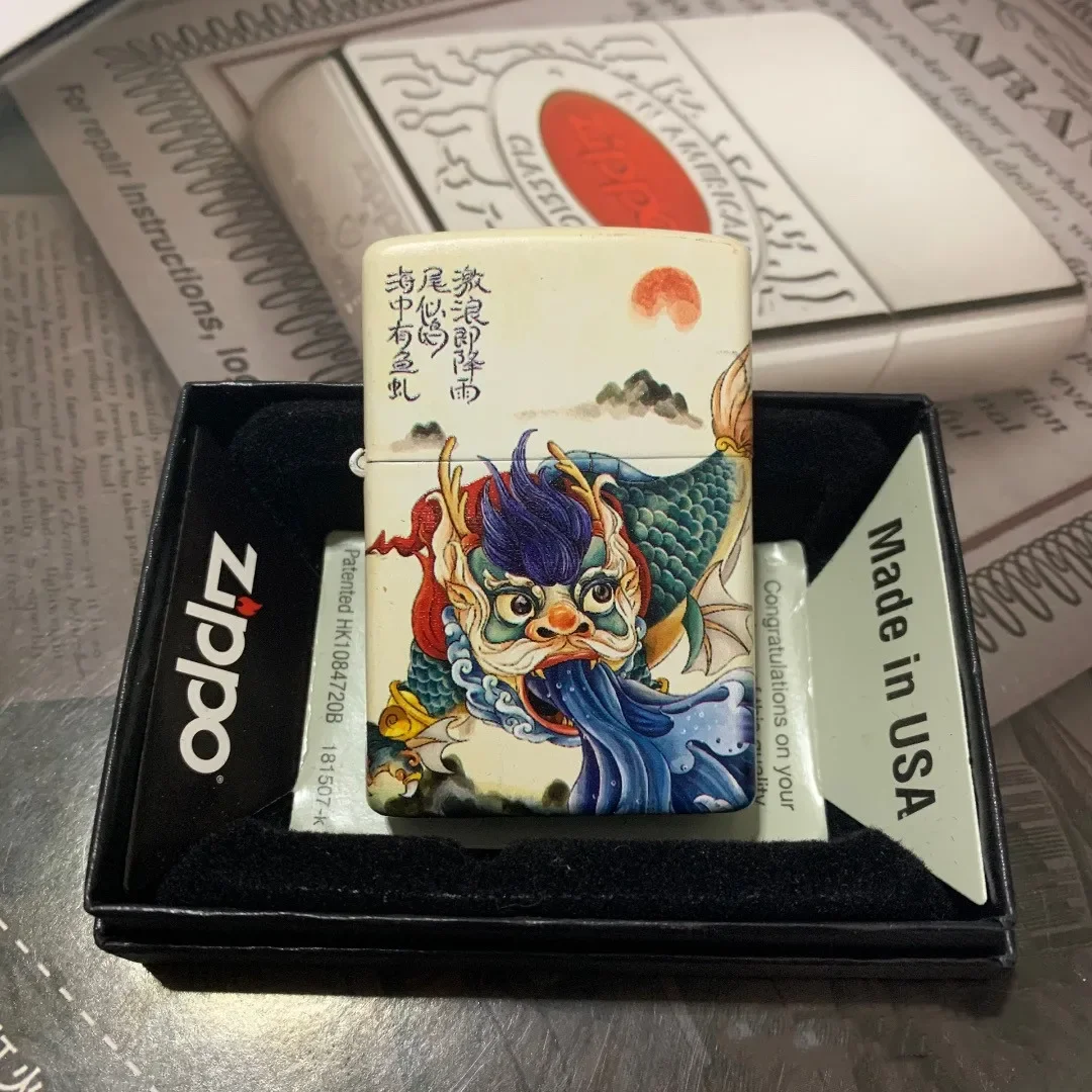 Зажигалка Zippo Merlion коллекция картин в коробке