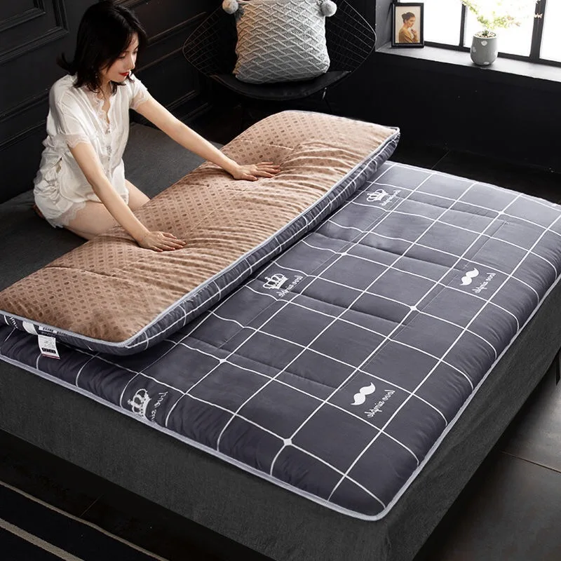 

Matress Latex Mattress 10cm Inflatable Mattress Memory Foam Covers Tatami Bed Mattresses Sleeping Mats on the Floor Futon Base
