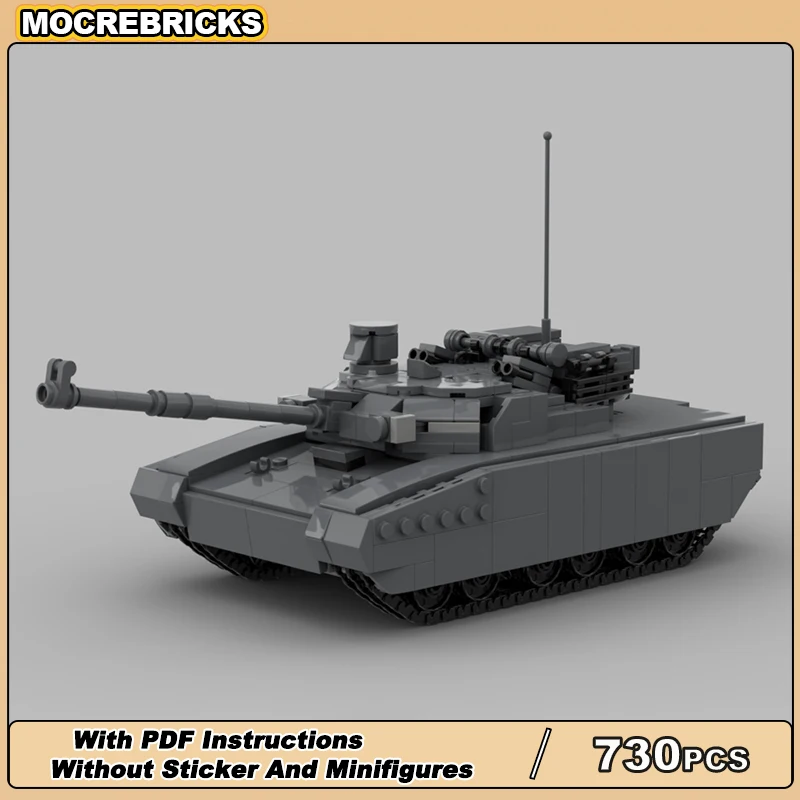 MOC военная серия танков бронированная машина сборка модели строительные блоки