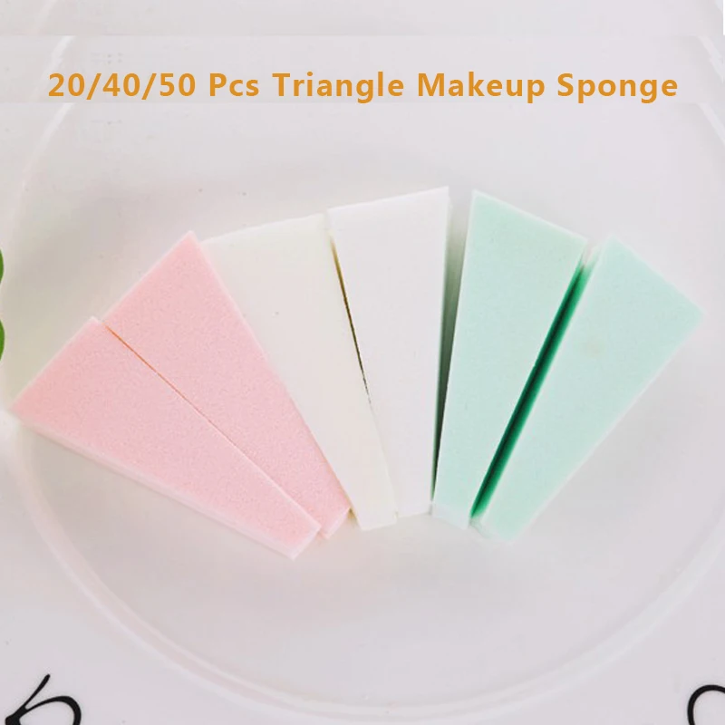 

20/50 шт./набор, треугольные блестящие пудры для лица