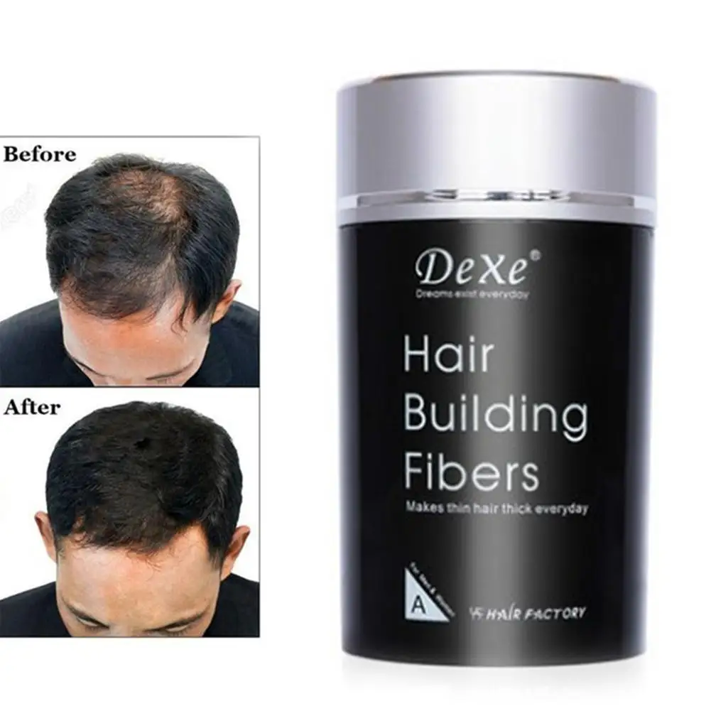 Hair Building Fibers 22g Keratin Plant Fiber Applicator Anti Loss Thickening Hair Growth Powder hair products free shipping