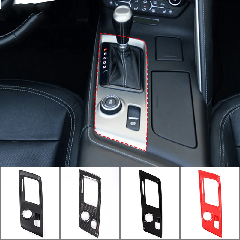 

Car Styling Console Gearshift Decoration Frame Gear Panel Stickers Trim For Chevrolet Corvette C7 2014 -2019 Auto Accessories