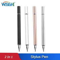 2 in 1 stylus pen for smartphone tablet drawing capacitive pencil universal android mobile screen touch pen for ipad mini 1 2 3