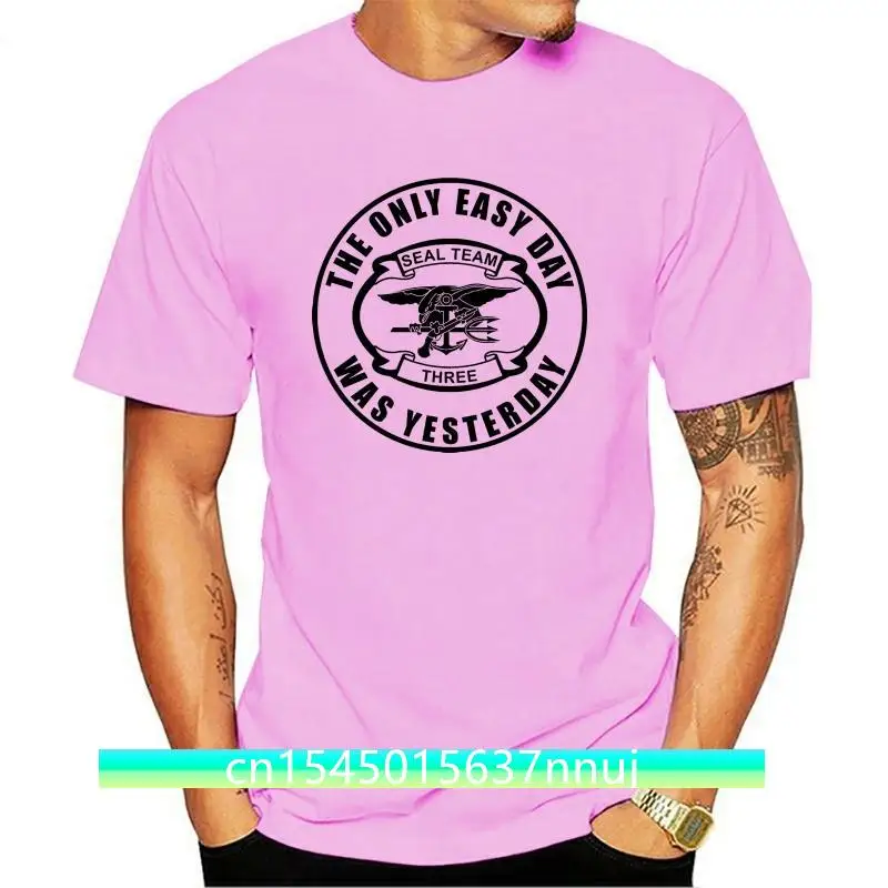 

New SEAL Team 3 T Shirt - Navy SEALs Naval Special Warfare Punk Tops Cool Casual Sleeves Cotton T-Shirts