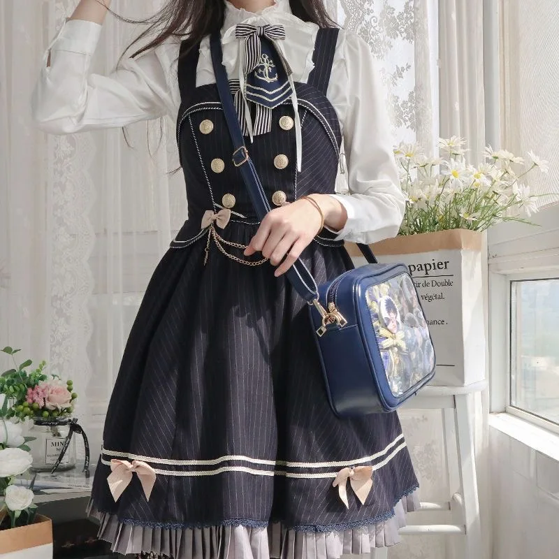 Японская Винтажная Сумка Через Плечо Kawaii Для Женщин Маленькая Прозрачная Из