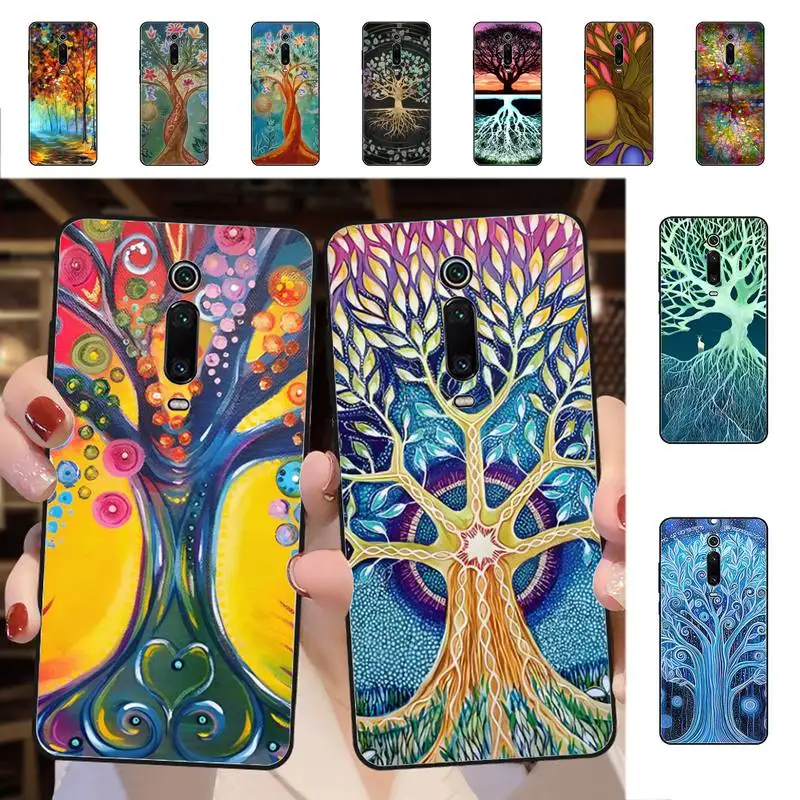 

Tree of Life Phone Case for Redmi 5 6 7 8 9 A 5plus K20 4X S2 GO 6 K30 pro