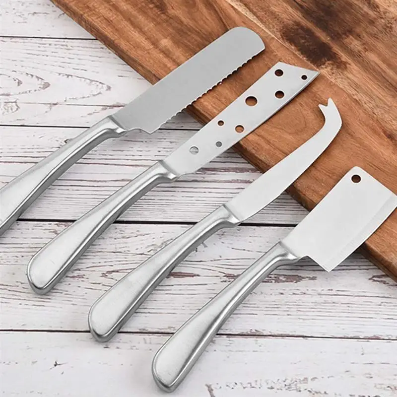 

4 Pcs Stainless Steel Cheese Cutter Slicer Practical Butter Cutter