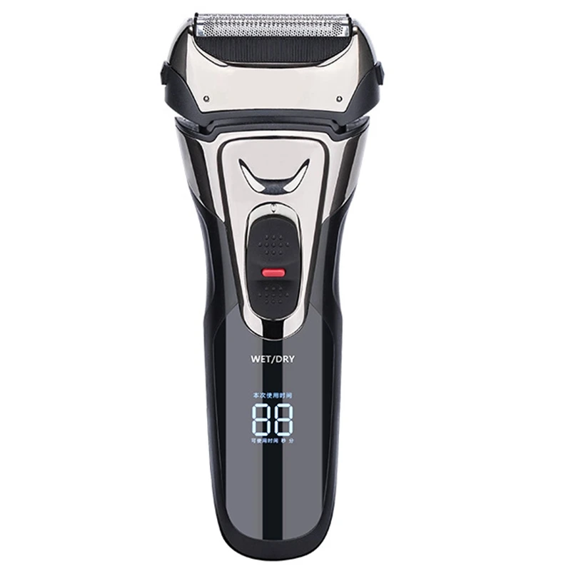 S For Men, Dry Wet Waterproof Mens Foil Shaver