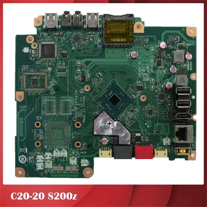 For Lenovo C20-20 S200z IBSWSC AIA30 LA-C671P 00UW329 00UW290 Original All-in-One Motherboard Perfect Test Good Quality