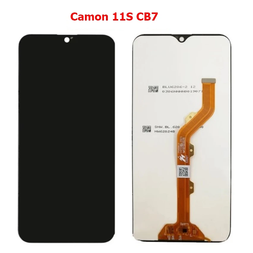 

Test Ok 6.2 Inch Black Color For Infinix Tecno Camon 11S CB7 LCD Display Touch Screen Assembly Digitizer Replacement