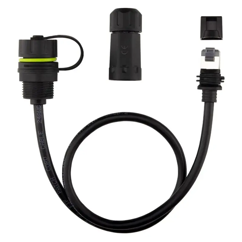 Фото Кабель-удлинитель AT82 для Starlink Gen 3 Ethernet — водонепроницаемый соединитель RJ45 (IP68) для антенны и роутера, подходит для моделей Gen 3/Mini №1
