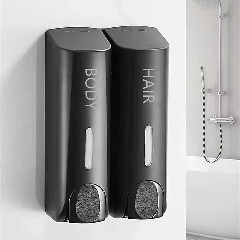 

Single/Double Chamber 350ml Wall Mountable,Liquid Soap Dispenser for Bathroom,Shower Pump,Shampoo Lotion System