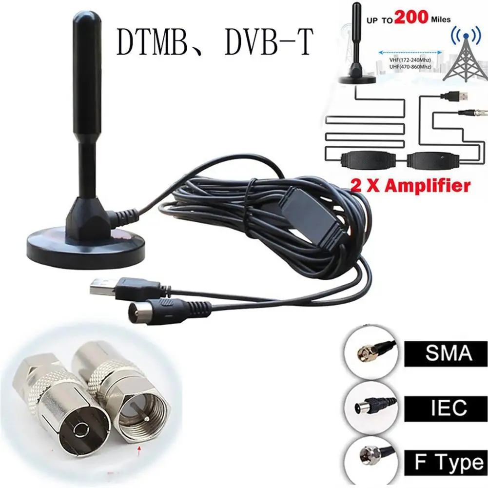 200 Miles Antenna 360 Degrees Receiving Signals 25dbi Indoor