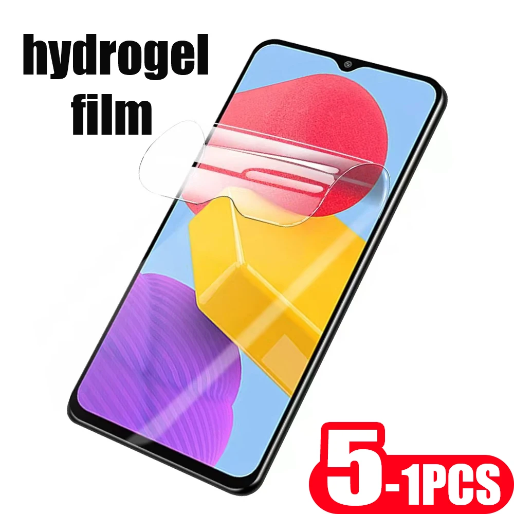 

5-1Pcs 9D For Samsung Galaxy A53 5G hydrogel film A73 A33 A23 A13 A03 A03s M52 M53 M33 M23 M22 M13 cover protective Not Glass