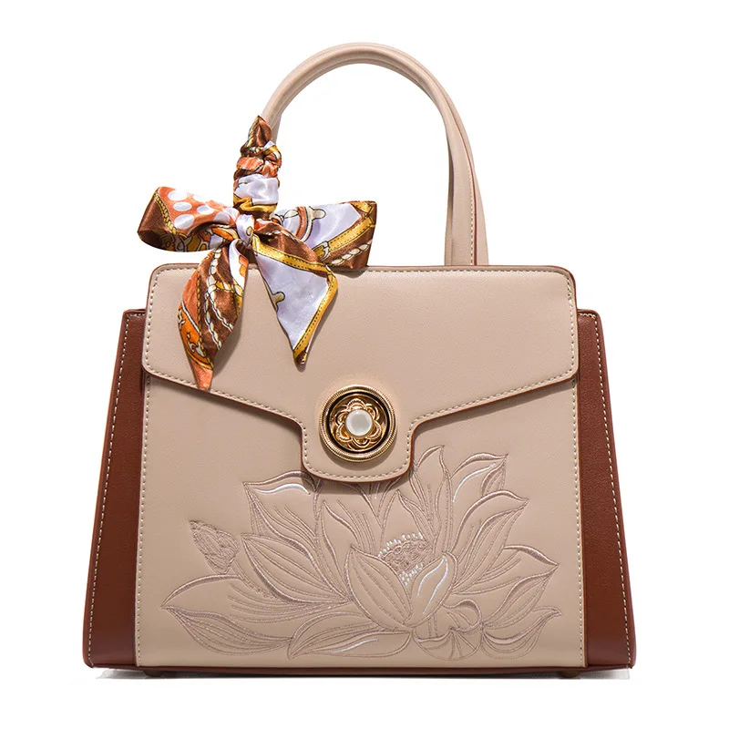 Гуанчжоу высококачественная женская сумка большой вместимости с вышивкой