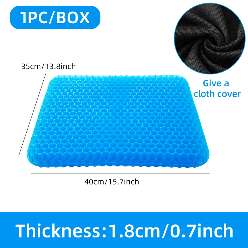 

Многофункциональные Силиконовые Подушки Для Сидений: Эластичные, Прочные, Со Съемным Чехлом На Прочной Молнии, Противоскользящие