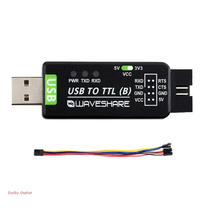

USB ToTTL Converter Adapter Module CH343G Machine Board Support for Win7/8/8.1/10/11 Systems Converter Module Part