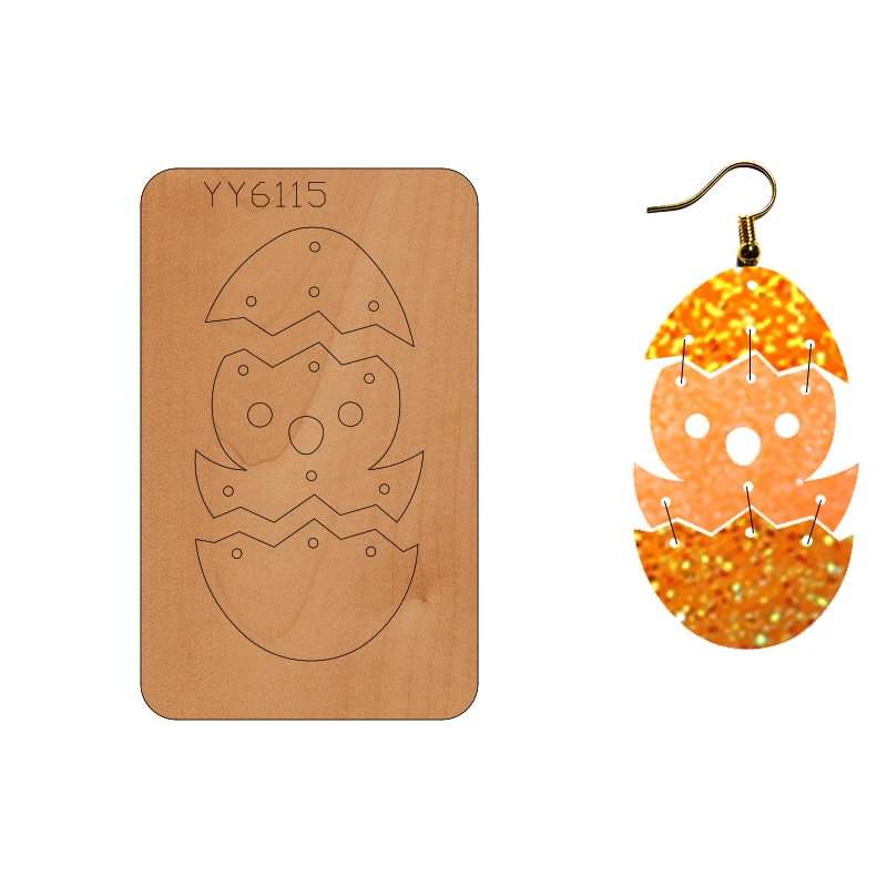 

Earring mold knife model YY6115 is suitable for all cutting machines on the market die cuts