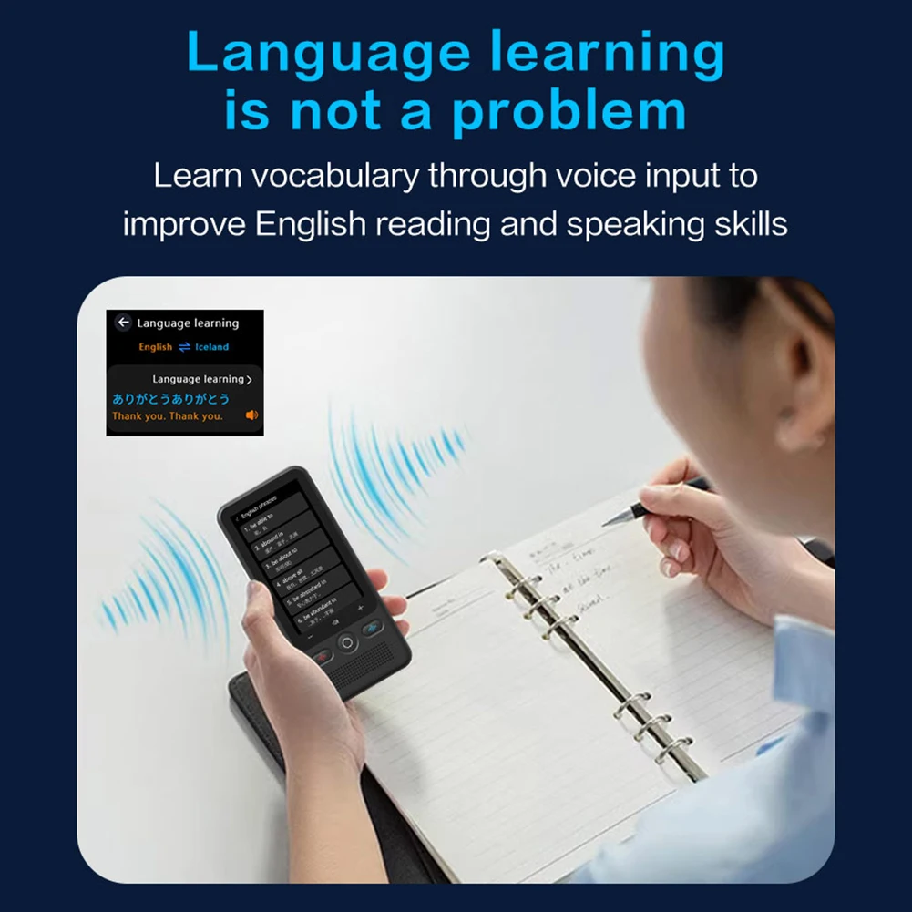 Портативный мгновенный переводчик Chatgpt/онлайн/офлайн/запись/перевод фотографий