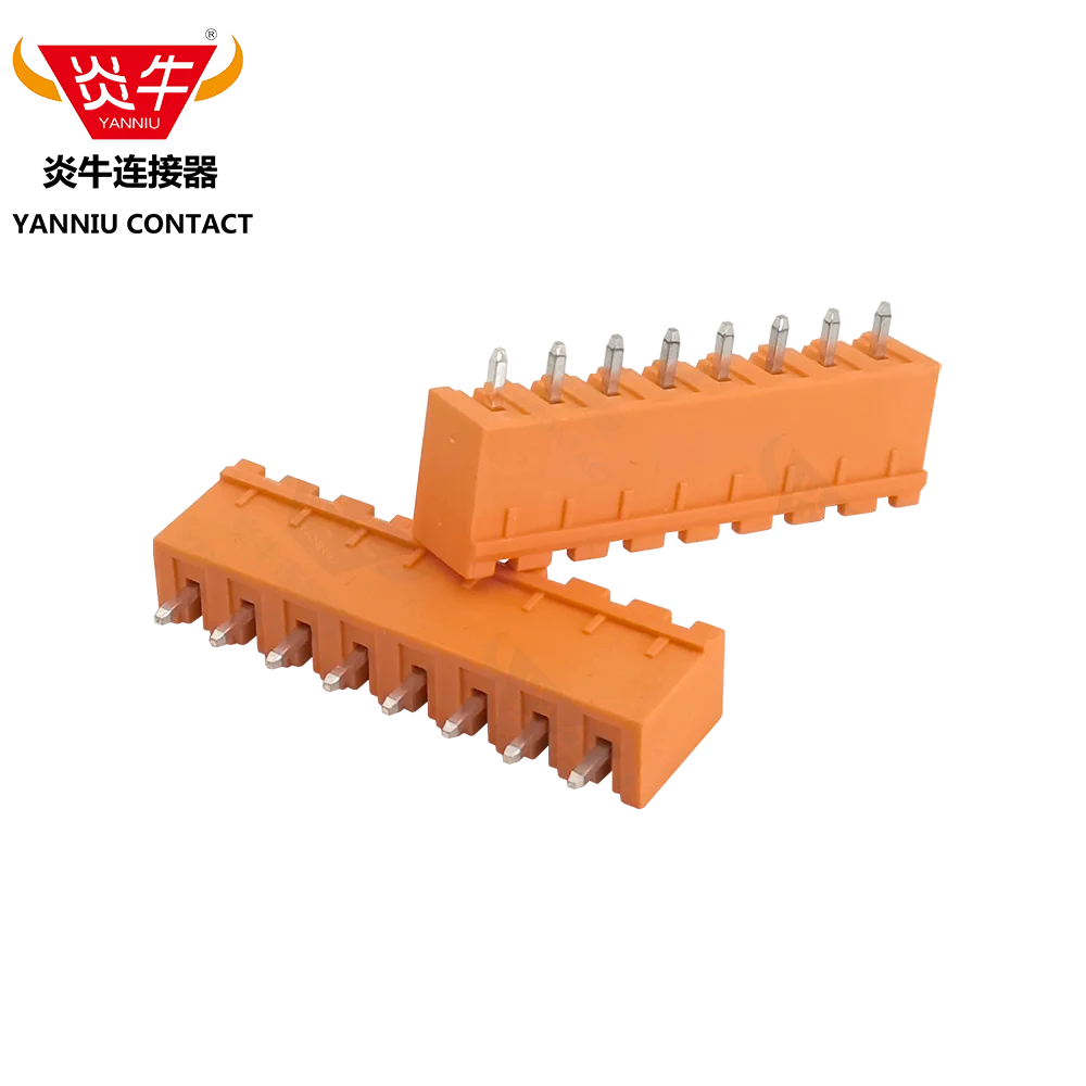10 шт. KF2EDGVC 5 08 мм 2P ~ 12P PCB оранжевый