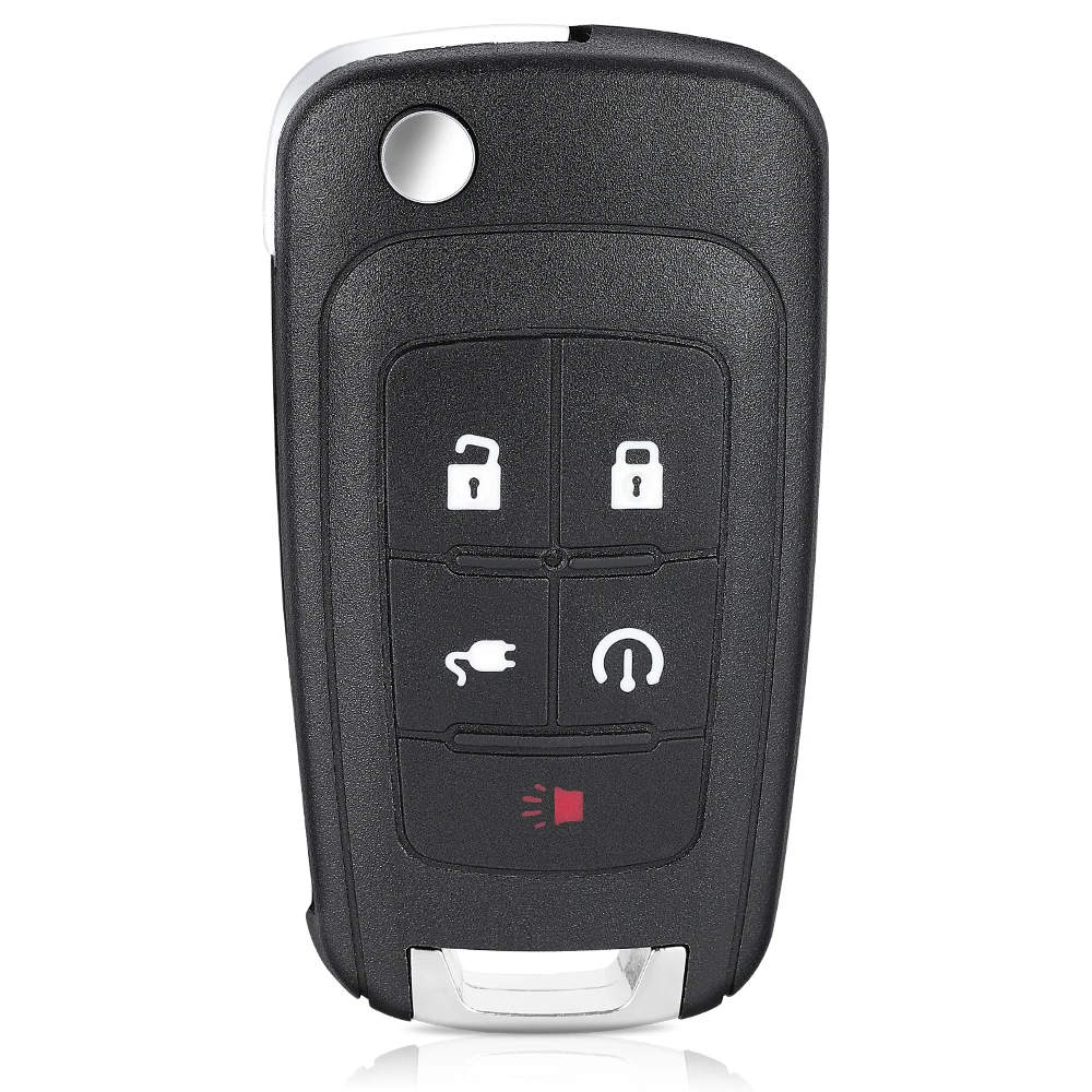Keyecu для Chevrolet Volt 2011 2012 2013 2014 2015 Smart Flip Remote Автомобильный брелок 315 МГц с чипом ID46 FCC ID: