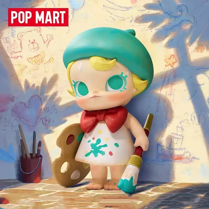 POP MART Baby Molly Future Painter Series слепая коробка игрушки Kawaii аниме фигурка Caixa Caja Surprise Mystery Box
