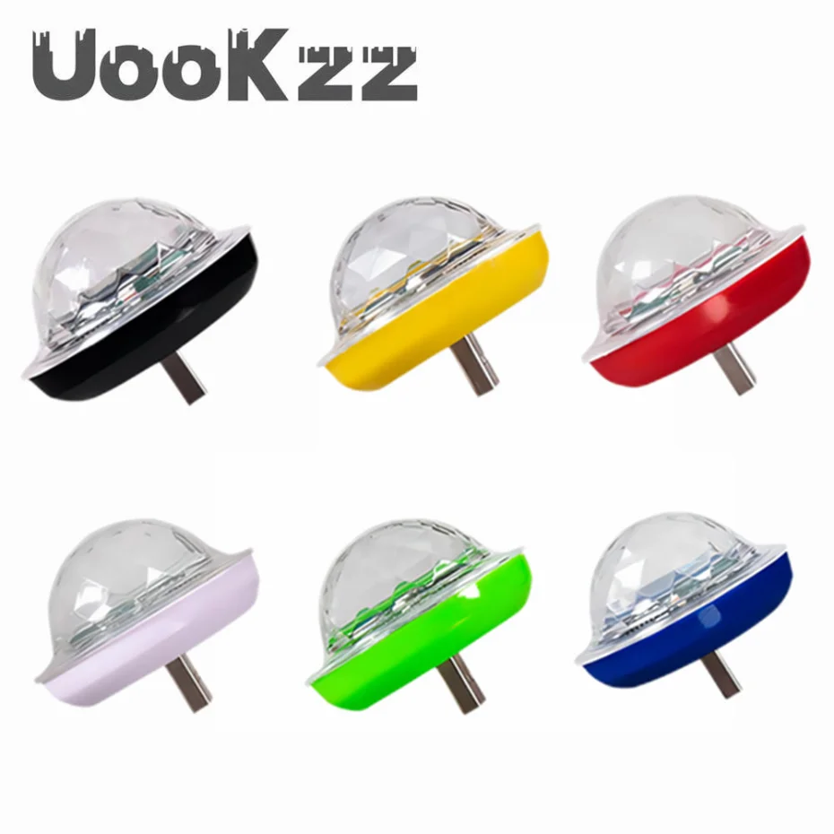 

Car USB Ambient Light DJ RGB Mini Colorful Music Sound Led USB Interface Holiday Party Atmosphere Interior Dome Trunk Lamp