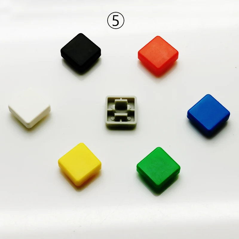 10 наборов мгновенных тактильных кнопок 4PIN SMT/DIP 12x12 мм H = 9 8/9/16 8 с крышкой тактового