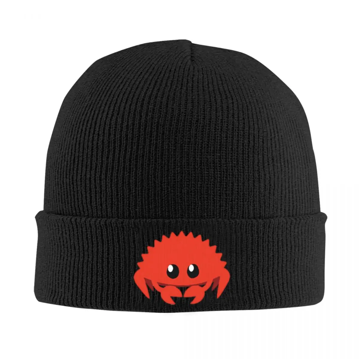 Rustlang Rust Programming Language Warm Knitted Cap Fashion Bonnet Hat Autumn Winter Outdoor Beanies Hats for Men Women Adult