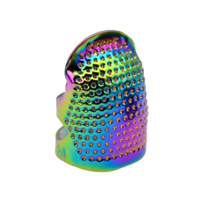 

Sewing Thimble Finger Protector Dazzles Color Metal Thimbles For Hand Sewing Sewing Thimble For Sewing Embroidery Needlework