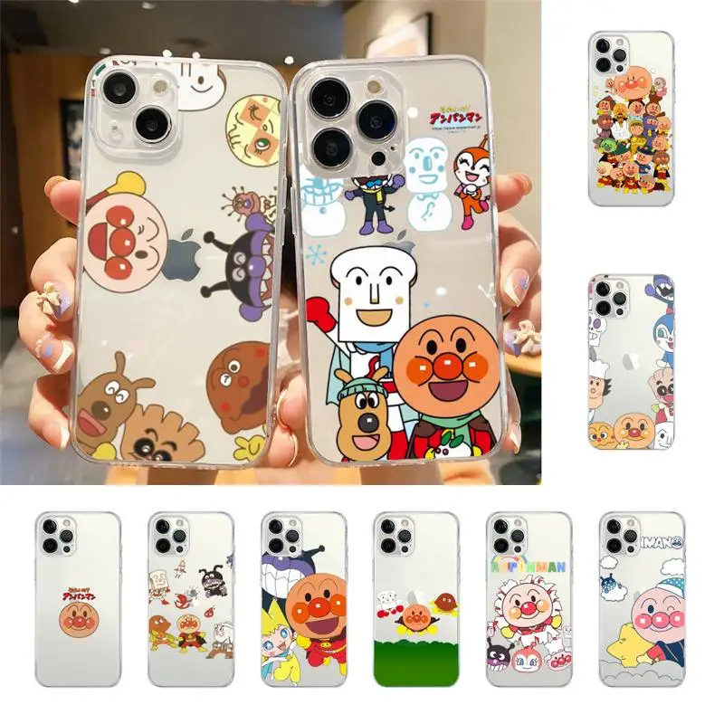 

Fashion Anpanman Phone Case For Iphone 7 8 Plus X Xr Xs 11 12 13 Se2020 Mini Mobile Iphones 14 Promax Case