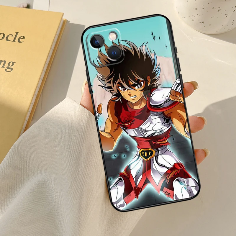 Чехол Saint Seiya для телефона iPhone 12 11 13 14 Pro Max SE 2020 2022 7 8 Plus X XR XS Mini чехол |