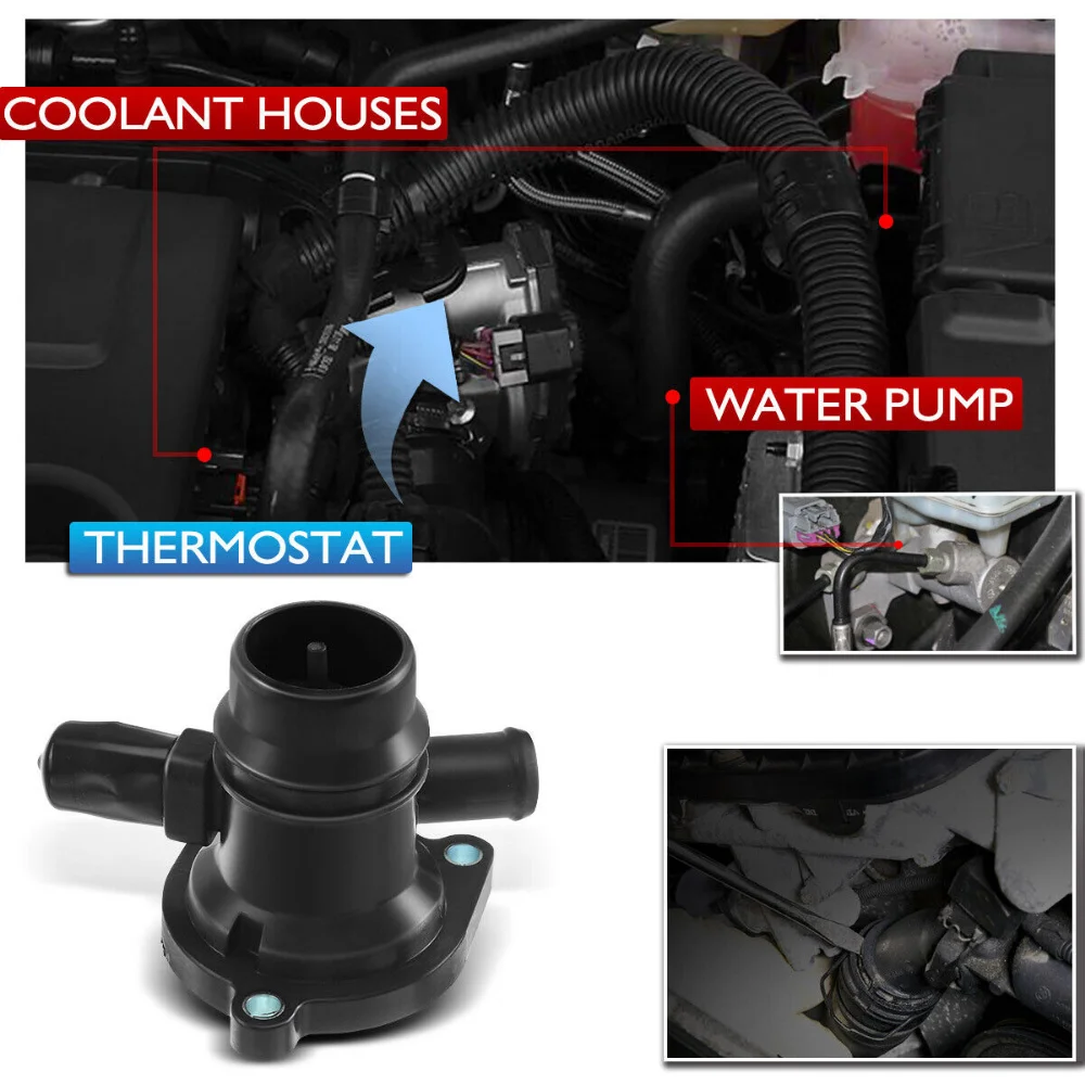 Термостат охлаждающей жидкости в сборе с датчиком 55565336 55579010 55593034 для Chevrolet Cruze Sonic