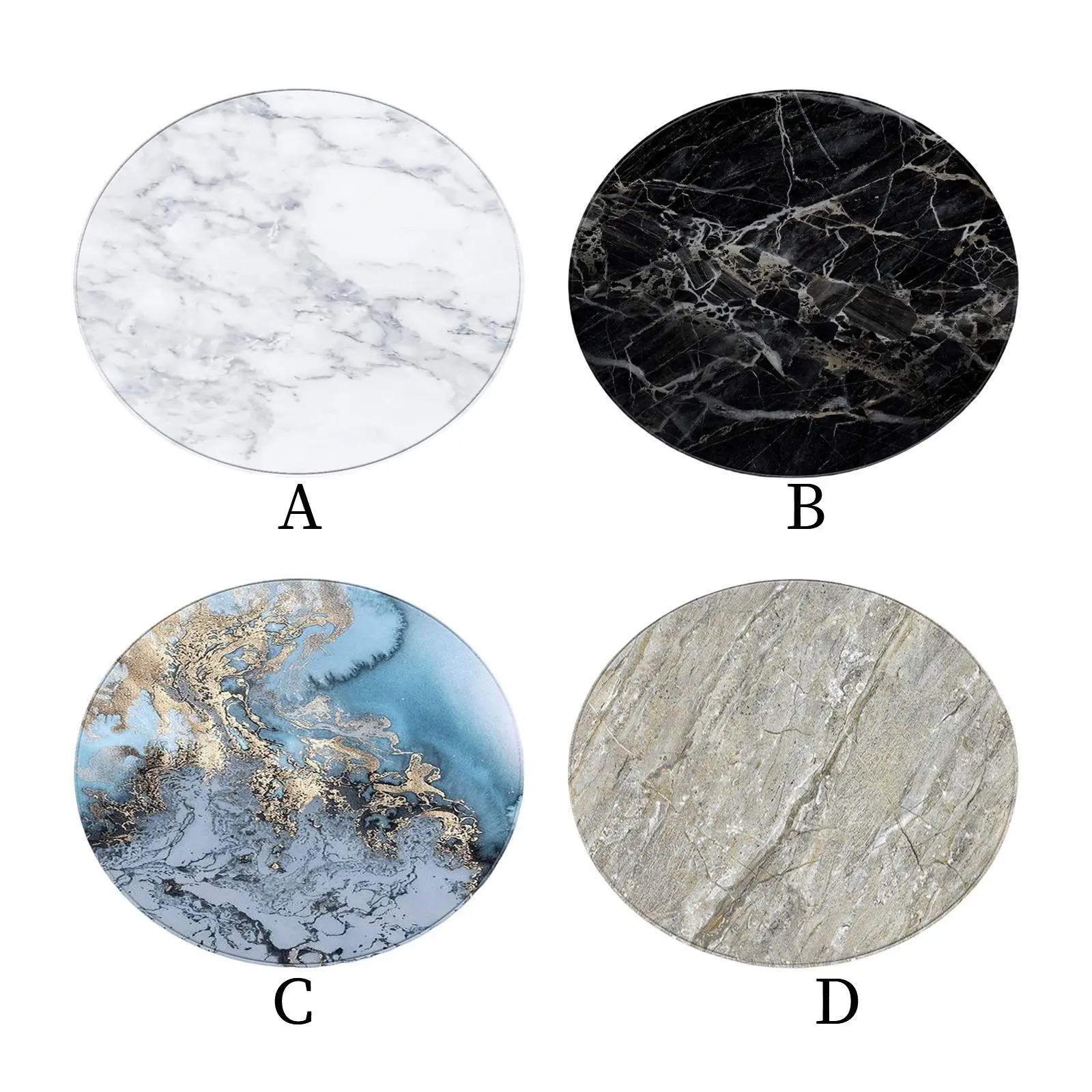 

80cm Marble Pattern Area Rug Floor Carpet Soft Luxury Multifunctional Modern