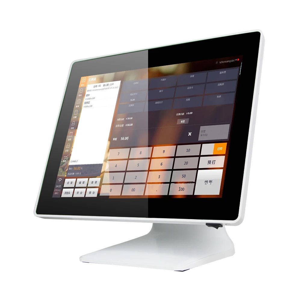 

CARAV заводская цена ультратонкий сенсорный экран POS 15 дюймов Windows металлический корпус все в одном Pos-машина