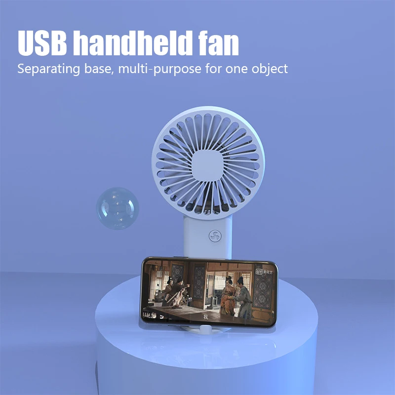 Портативный Мини-электрический Usb-вентилятор — Тихий Ручной Воздухоохладитель