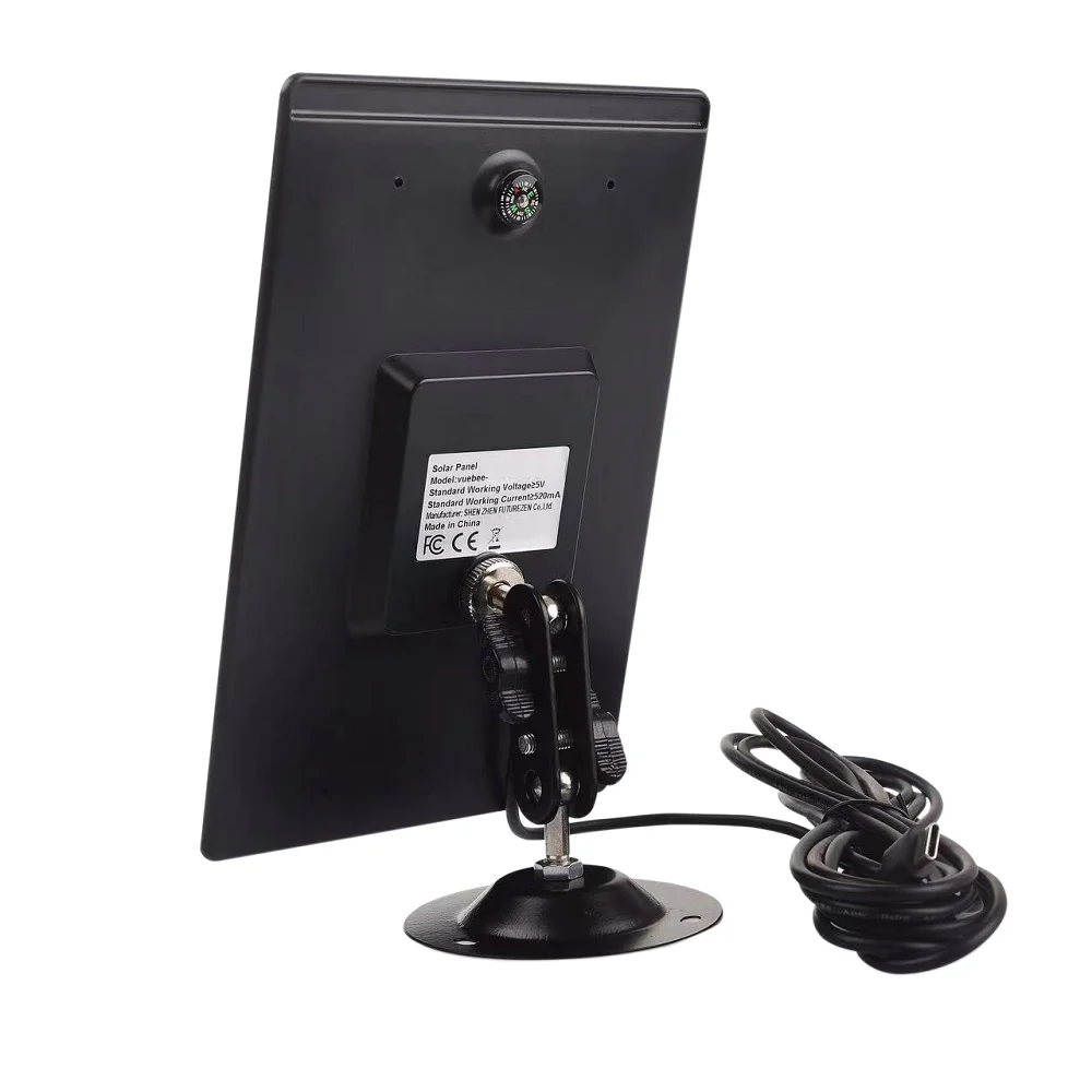 Водонепроницаемая солнечная панель 4 Вт 3 метра 10 футов кабель с портом Type-c